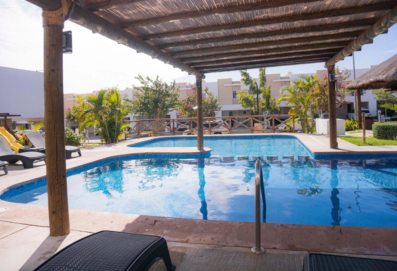 Villa Casa En Privada Frente A La Playa Con Alberca! à Mazatlán Extérieur photo