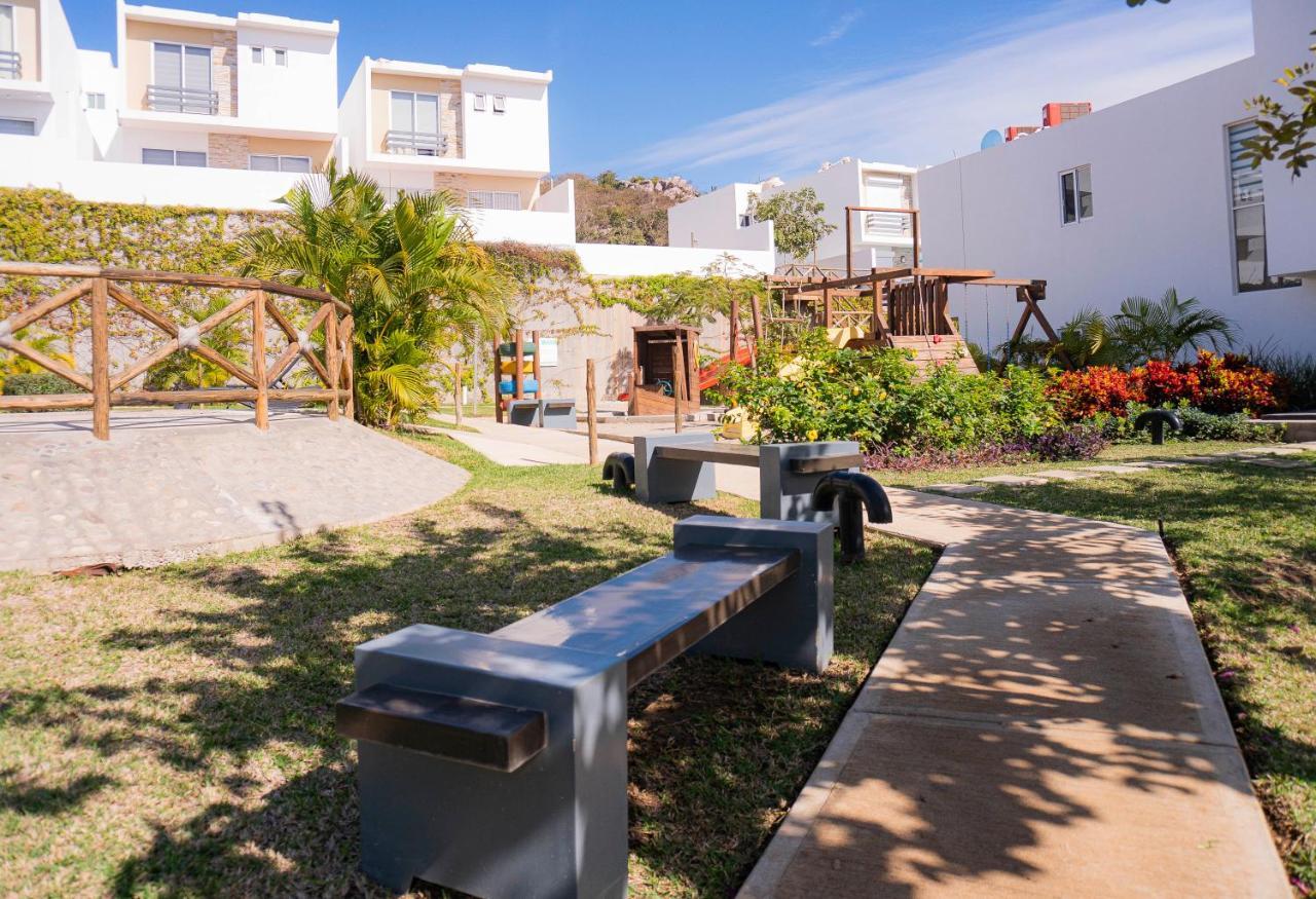 Villa Casa En Privada Frente A La Playa Con Alberca! à Mazatlán Extérieur photo